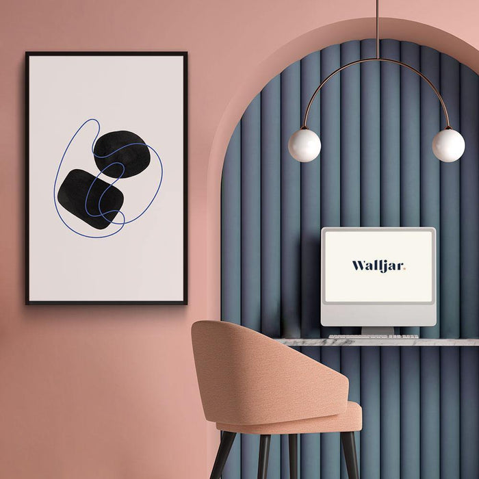 Walljar Flowing Shapes