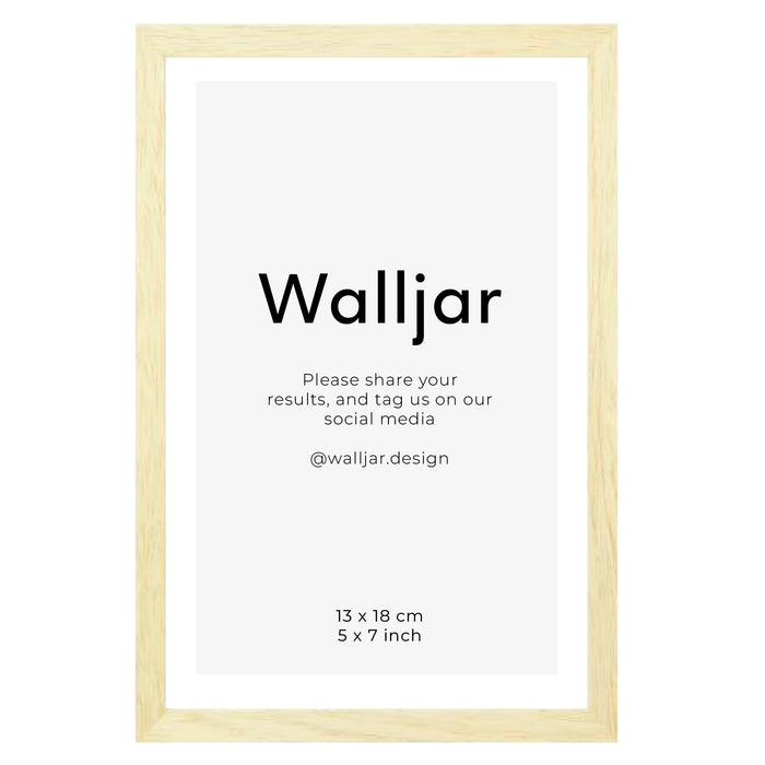 walljar Fotolijst eikenhout naturel - 13 x 18 cm