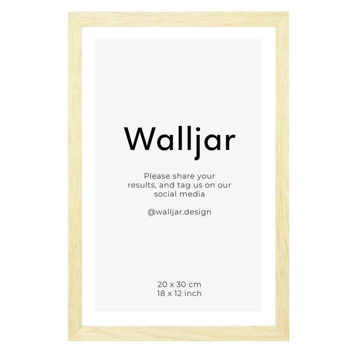 walljar Fotolijst eikenhout naturel - 20 x 30 cm