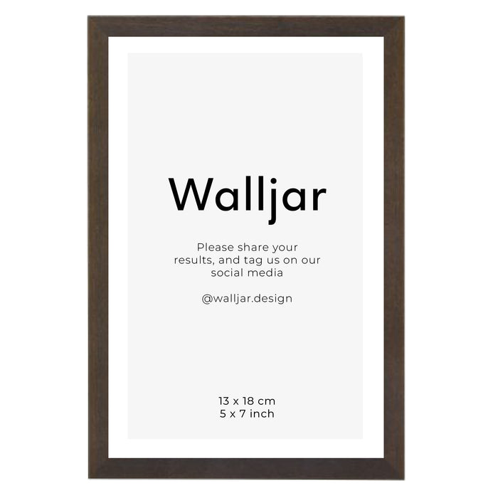 walljar Fotolijst eikenhout walnoot - 13 x 18 cm