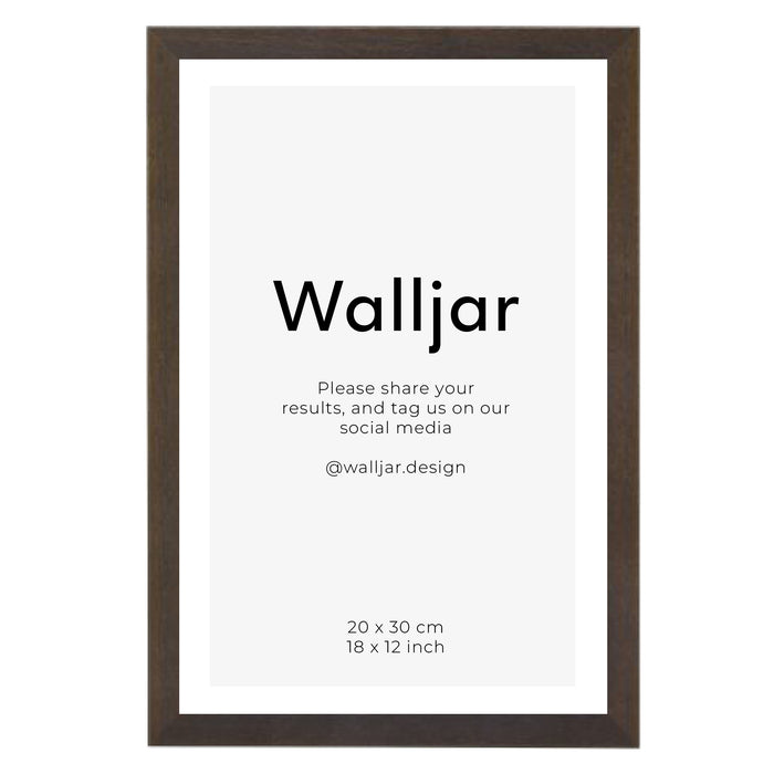 walljar Fotolijst eikenhout walnoot - 20 x 30 cm