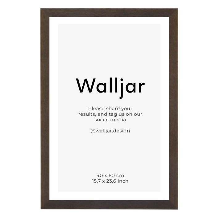 walljar Fotolijst eikenhout walnoot - 40 x 60 cm