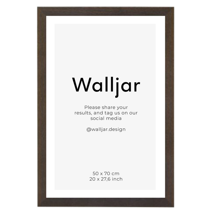 walljar Fotolijst eikenhout walnoot - 50 x 70 cm