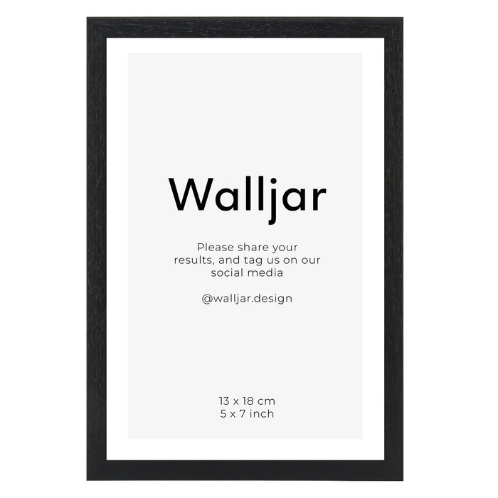 walljar Fotolijst eikenhout zwart - 13 x 18 cm