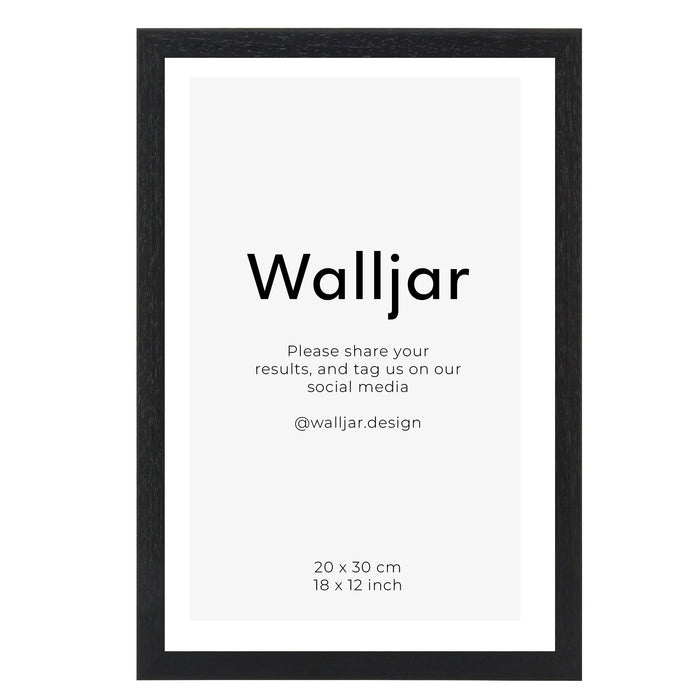 walljar Fotolijst eikenhout zwart - 20 x 30 cm