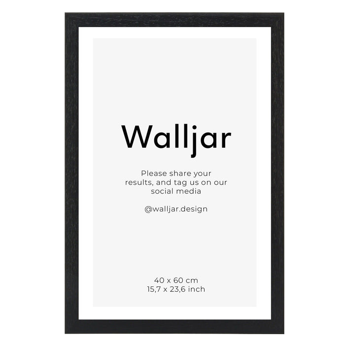 walljar Fotolijst eikenhout zwart - 40 x 60 cm