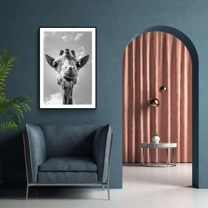 Walljar Giraffe Up Close
