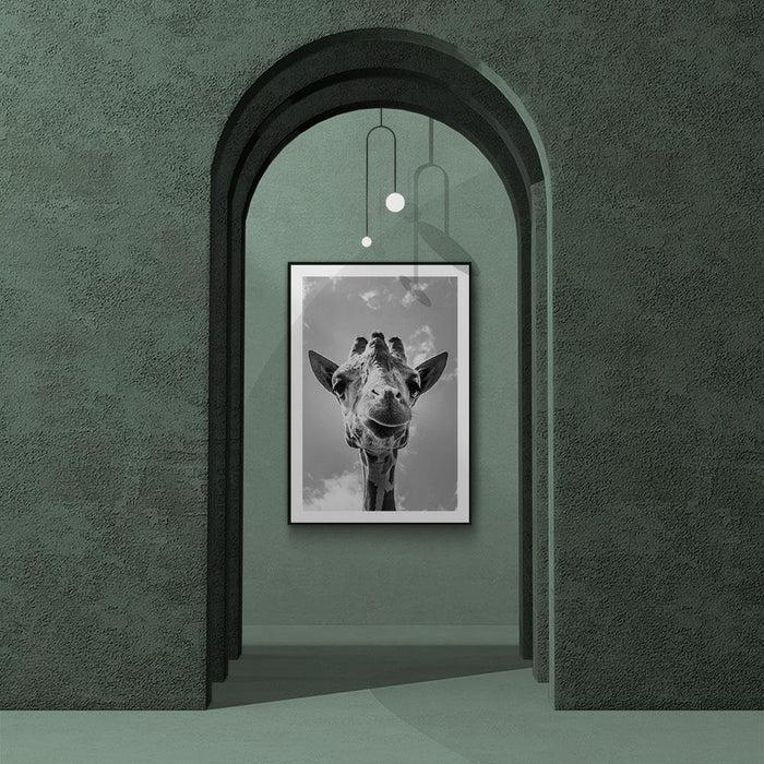 Walljar Giraffe Up Close