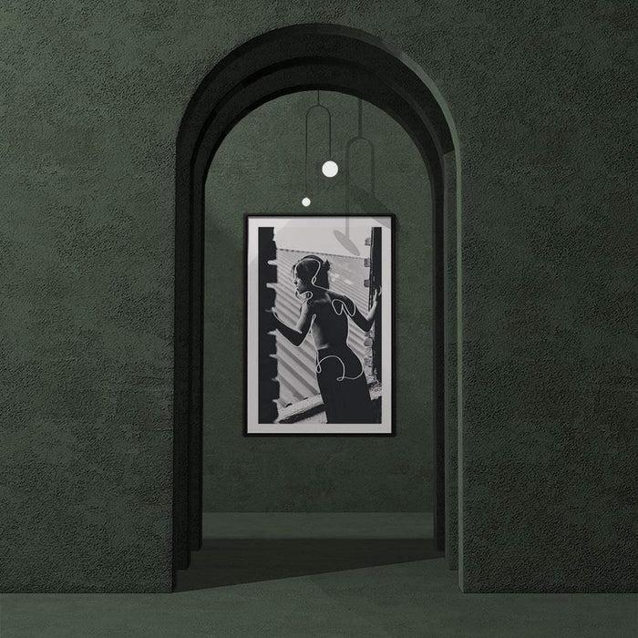 Walljar Girl In Window