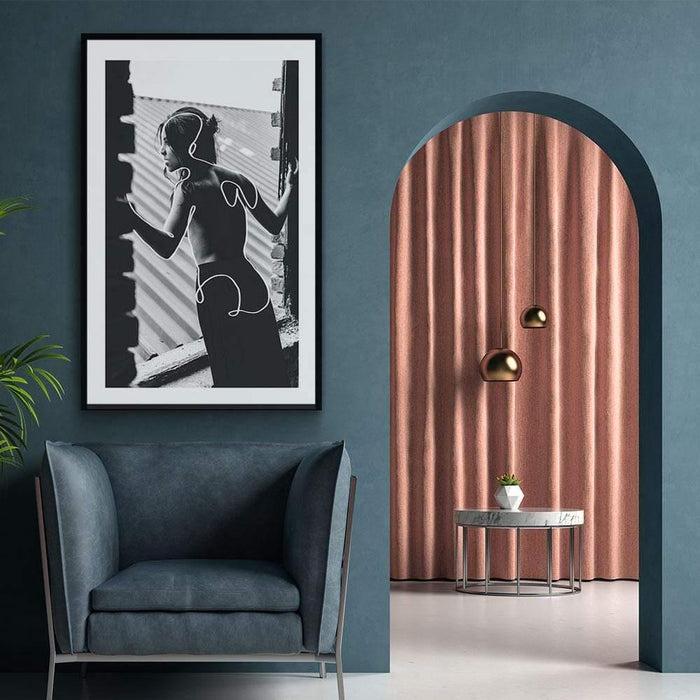 Walljar Girl In Window