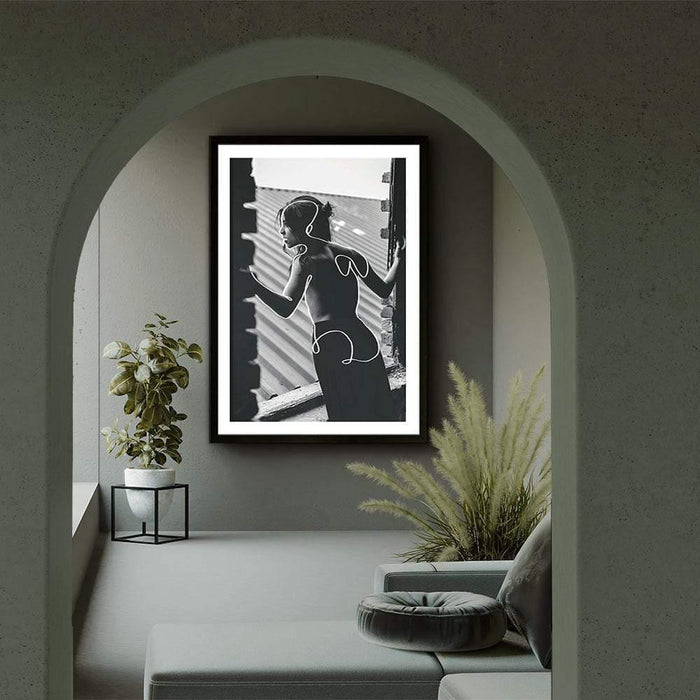 Walljar Girl In Window