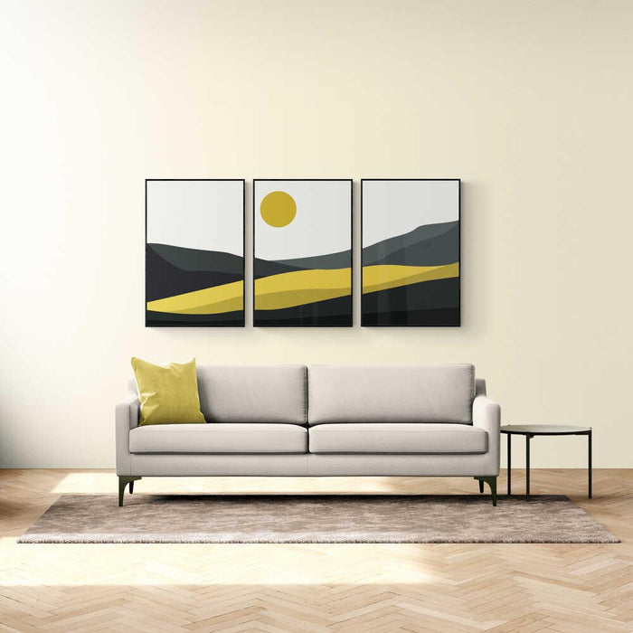 Walljar Grey Tones Mountains