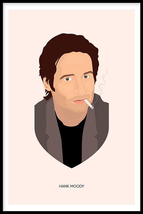 walljar Hank Moody