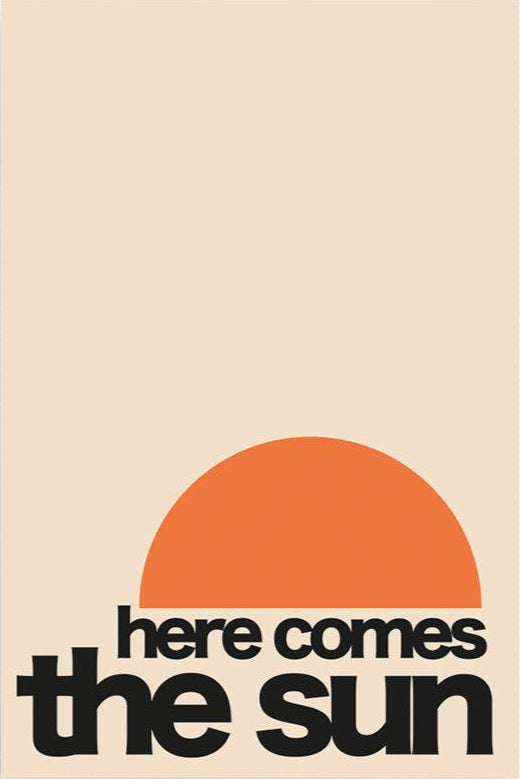 walljar Here Comes The Sun