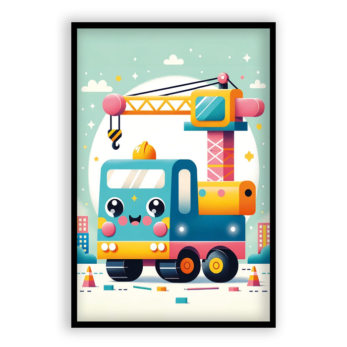 Walljar Het Kleurrijke Hijskraantje