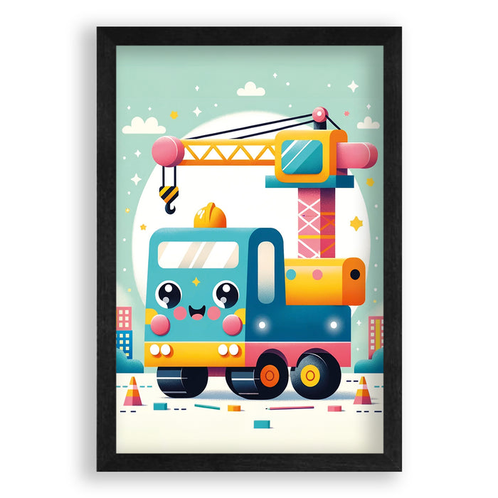 Walljar Het Kleurrijke Hijskraantje