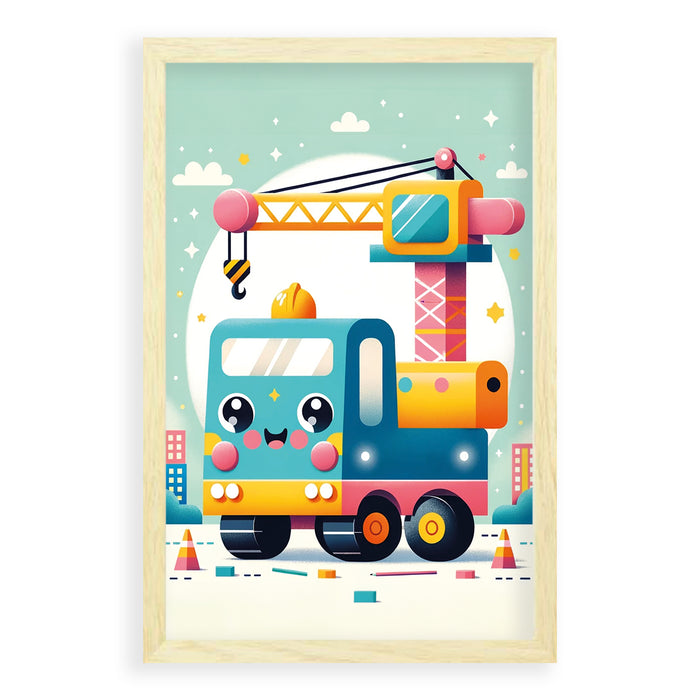 Walljar Het Kleurrijke Hijskraantje