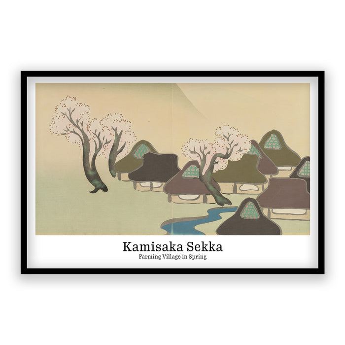 Walljar Kamisaka Sekka - Farming Village In Spring
