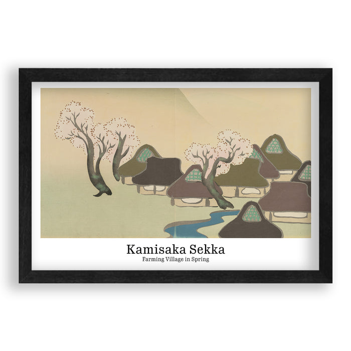 Walljar Kamisaka Sekka - Farming Village In Spring