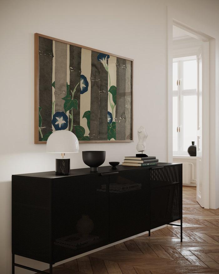 Walljar Kamisaka Sekka - Morning Glories