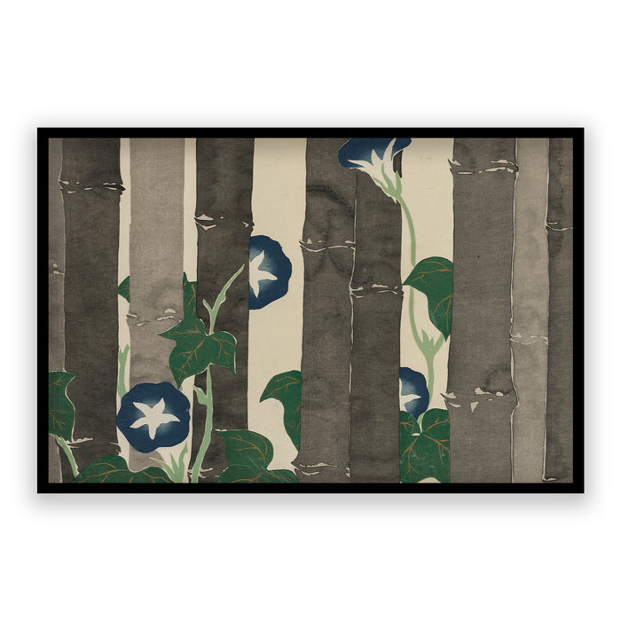 Walljar Kamisaka Sekka - Morning Glories