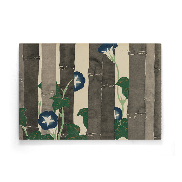 walljar Kamisaka Sekka - Morning Glories