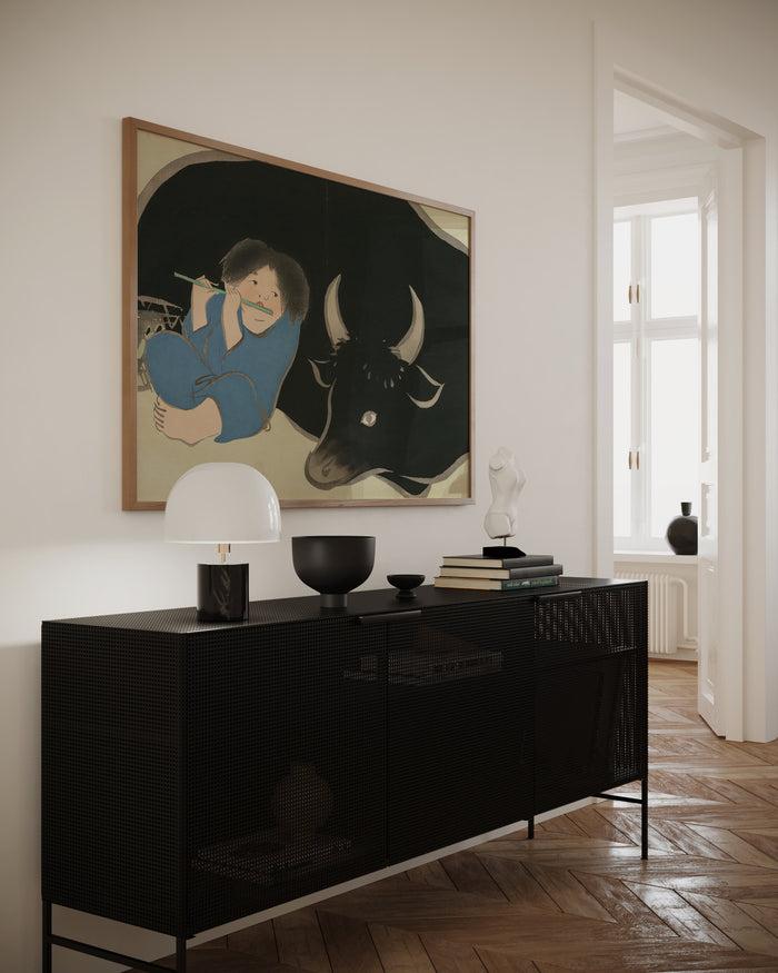 Walljar Kamisaka Sekka - Oxherd