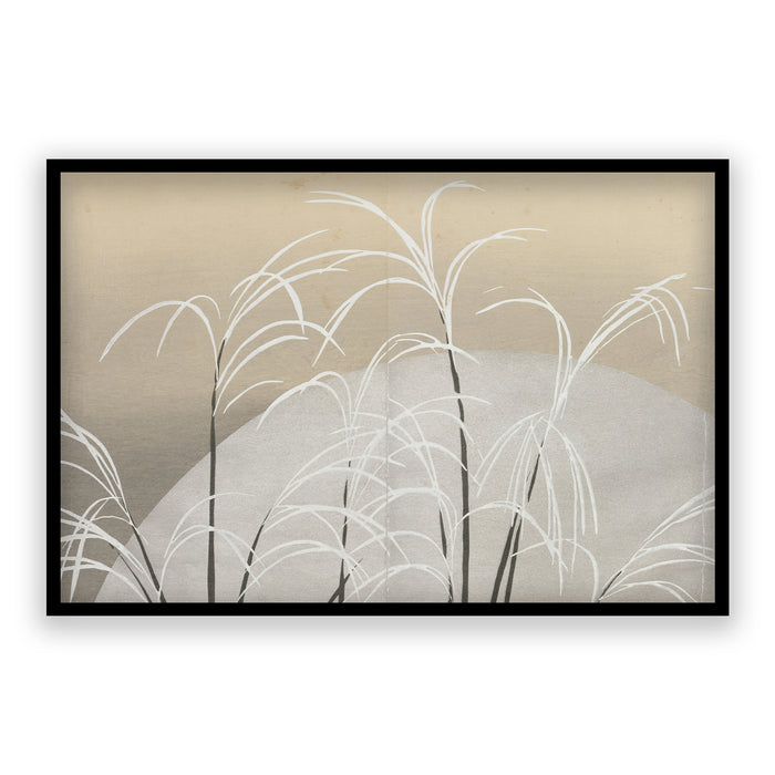 Walljar Kamisaka Sekka - Pampas Grass In Moonlight
