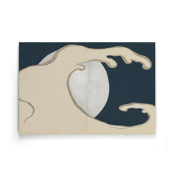 walljar Kamisaka Sekka - Rising Waves