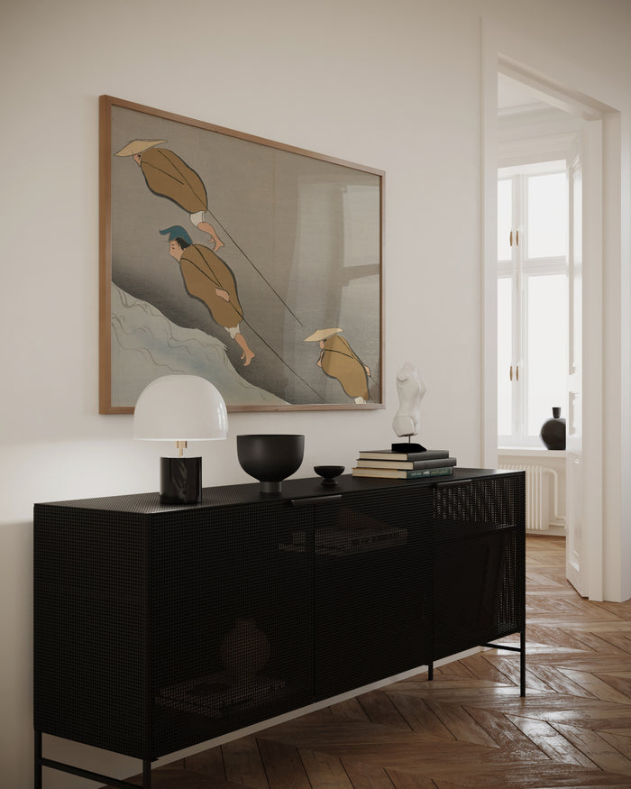 Walljar Kamisaka Sekka - Tugging Boats