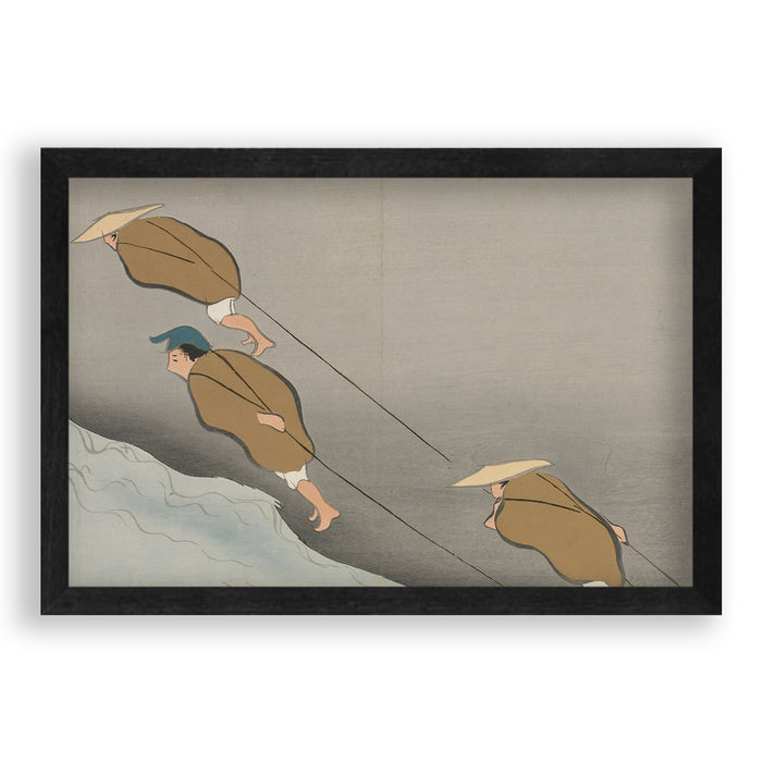 Walljar Kamisaka Sekka - Tugging Boats