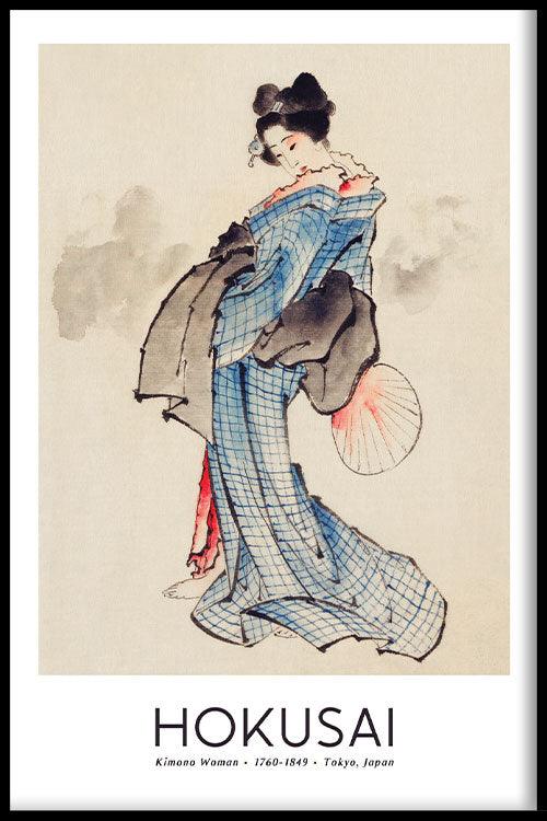 walljar Katsushika Hokusai - Woman