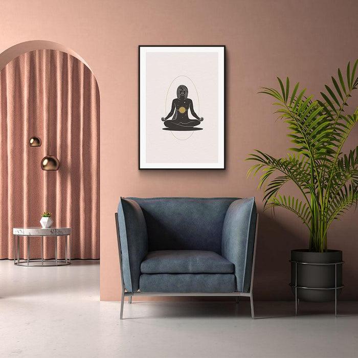 Walljar Mediterende Vrouw