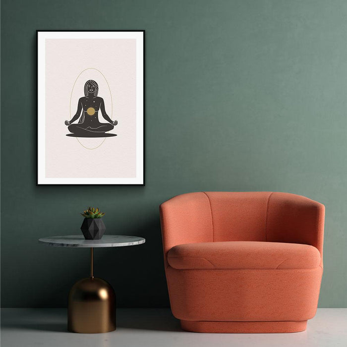 Walljar Mediterende Vrouw