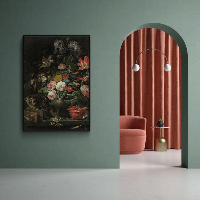 Walljar Mignon - Stilleven De Omvergeworpen Ruiker