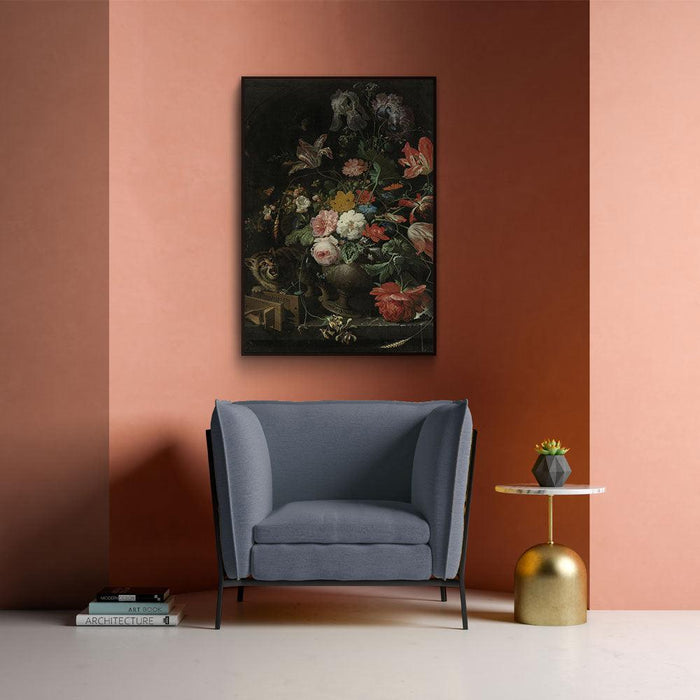 Walljar Mignon - Stilleven De Omvergeworpen Ruiker