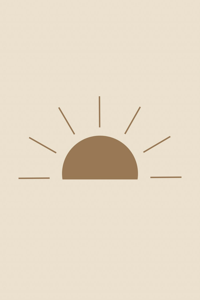 walljar Minimalistische Zon Poster