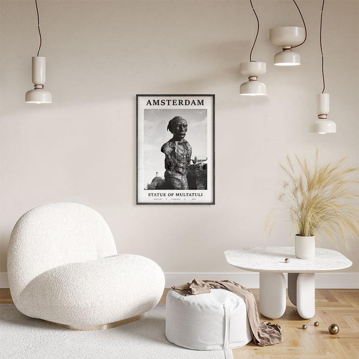 Walljar Multatuli Beeld - Amsterdam Noir