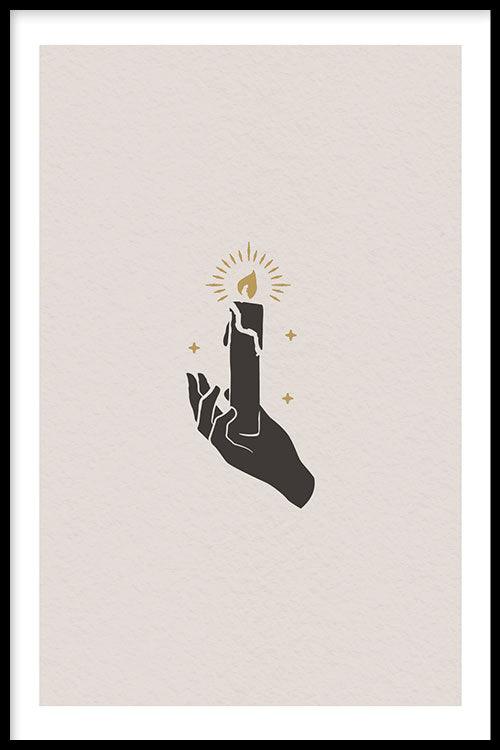 walljar Mystical Candle