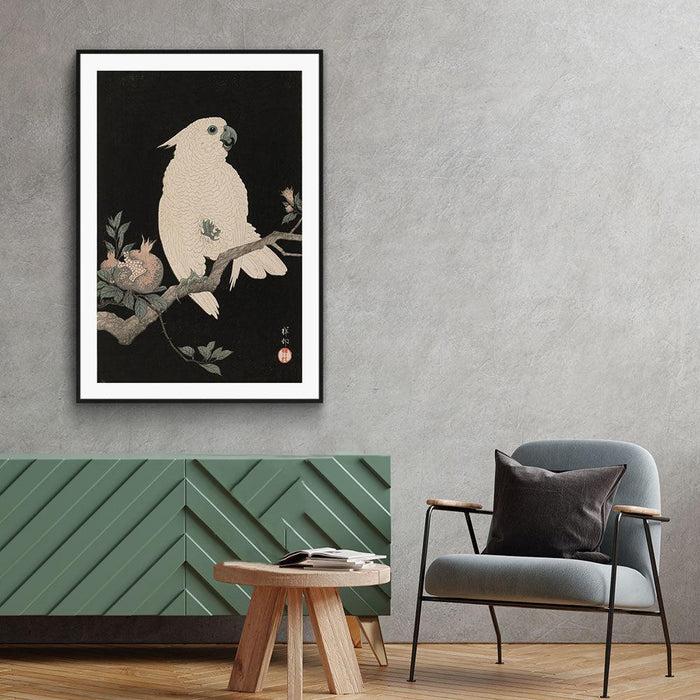 Walljar Ohara Koson - Cockatoo Pomegranate