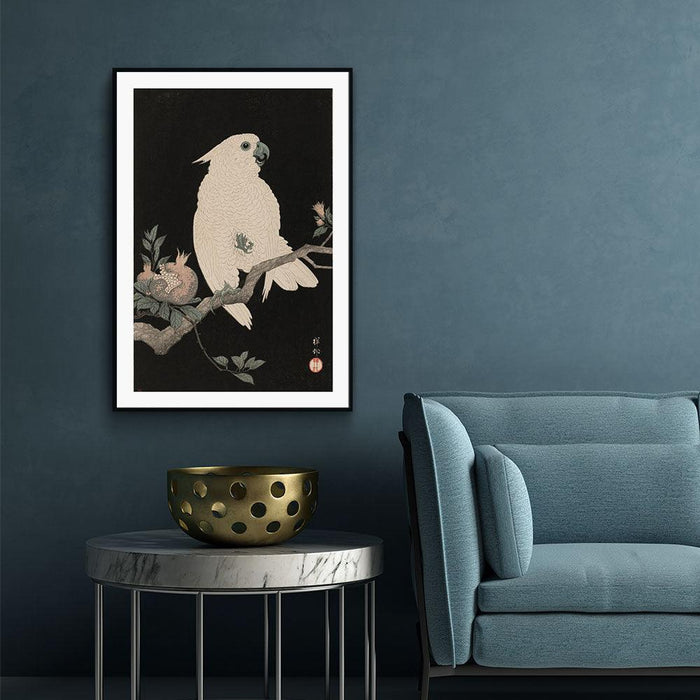 Walljar Ohara Koson - Cockatoo Pomegranate