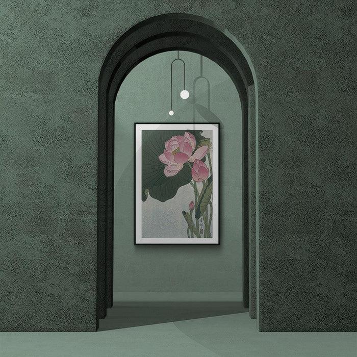 Walljar Ohara Koson - Lotus Flower