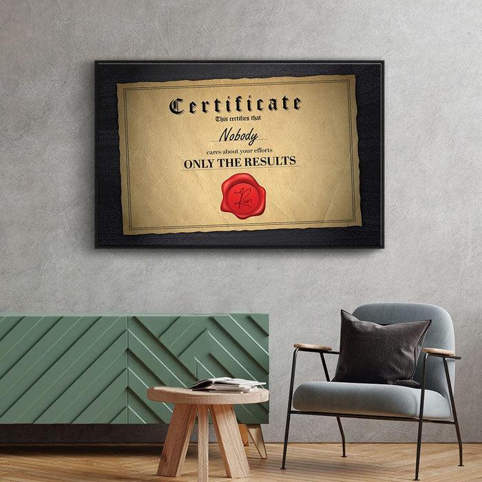 Walljar Only The Results