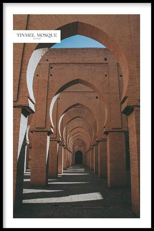 walljar Orange Arches