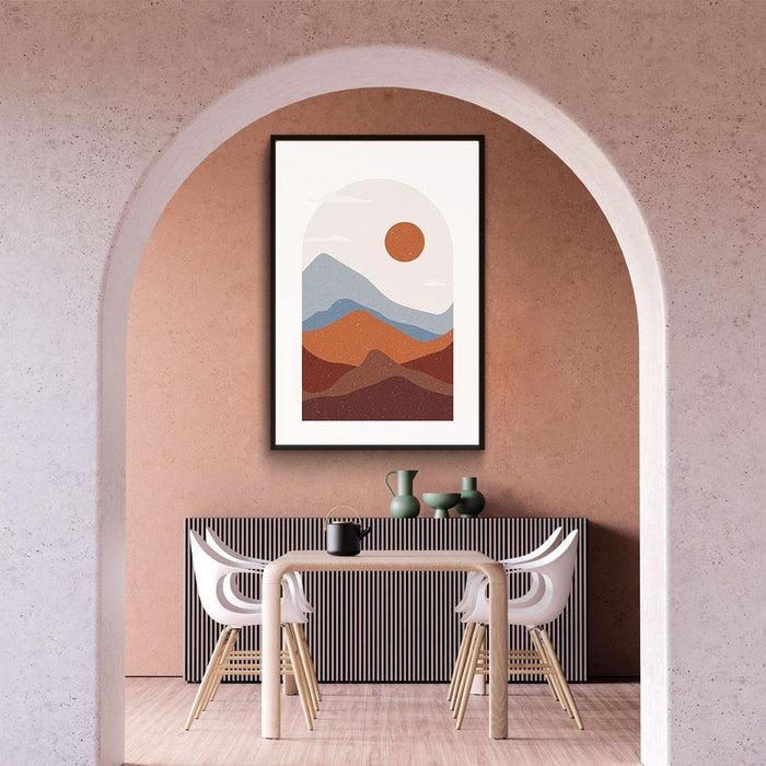 Walljar Orange Desert