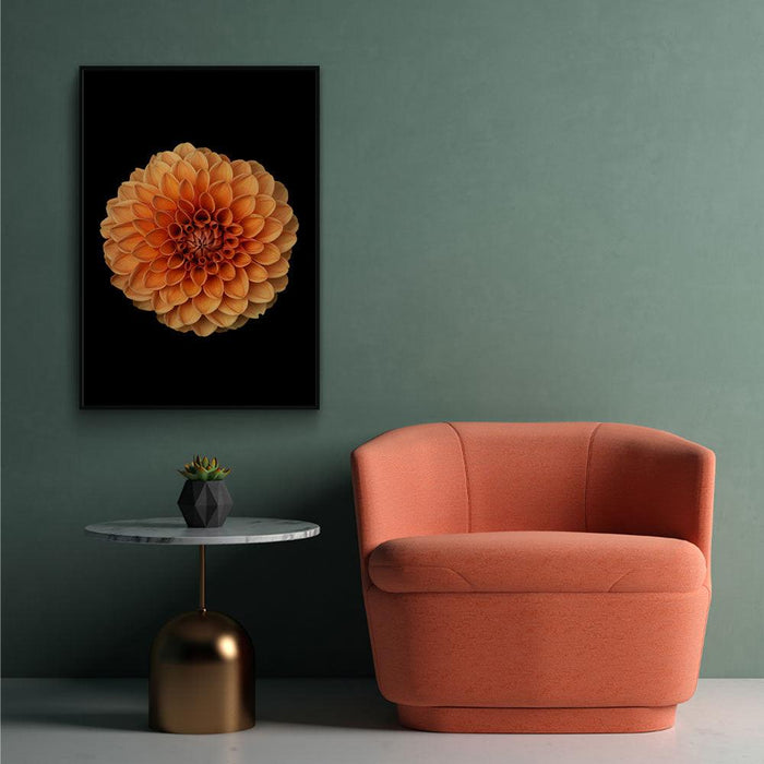 Walljar Oranje Dahlia