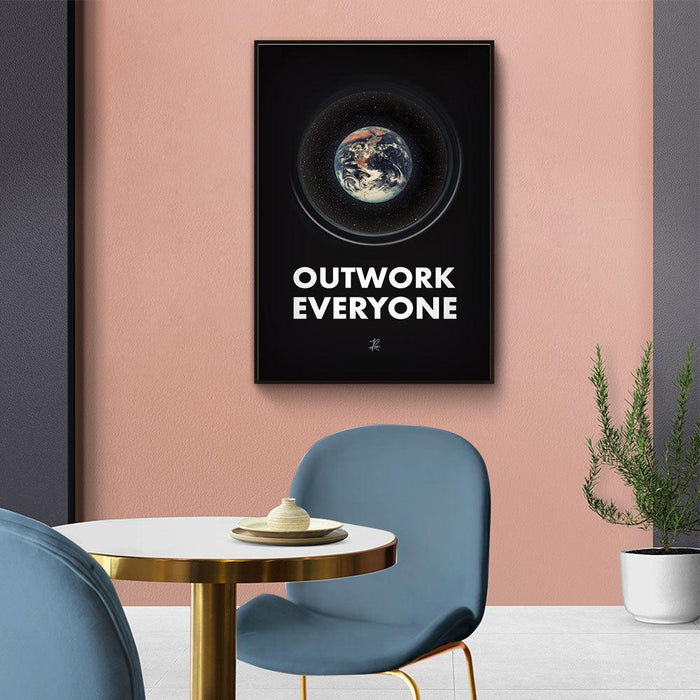 Walljar Outwork Everyone (Space)