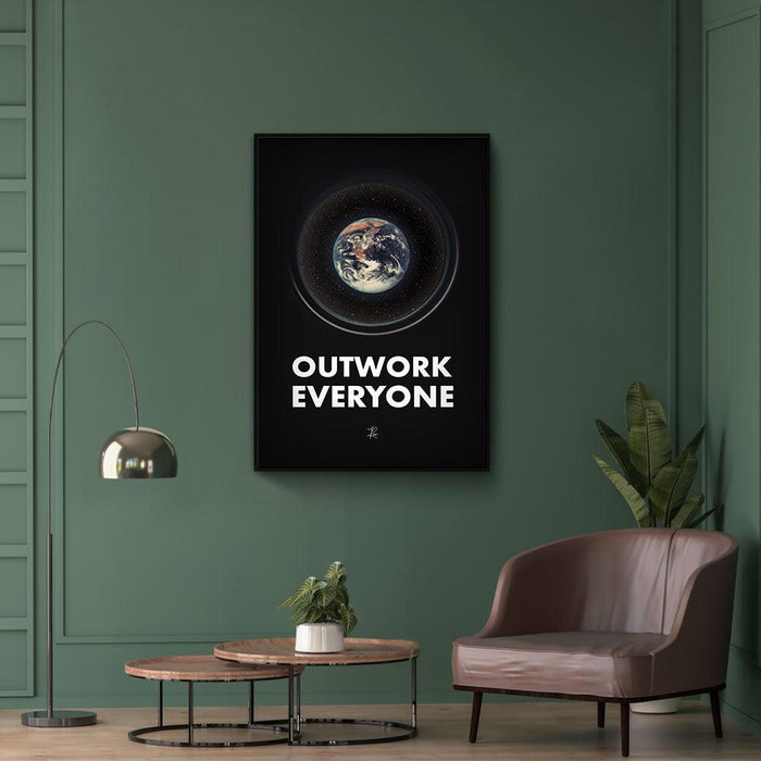 Walljar Outwork Everyone (Space)