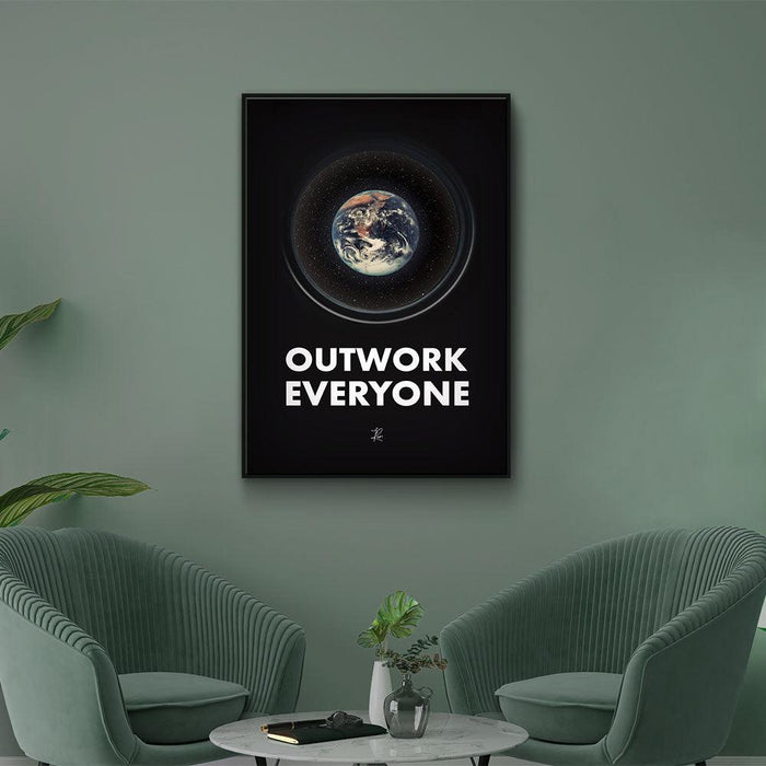 Walljar Outwork Everyone (Space)