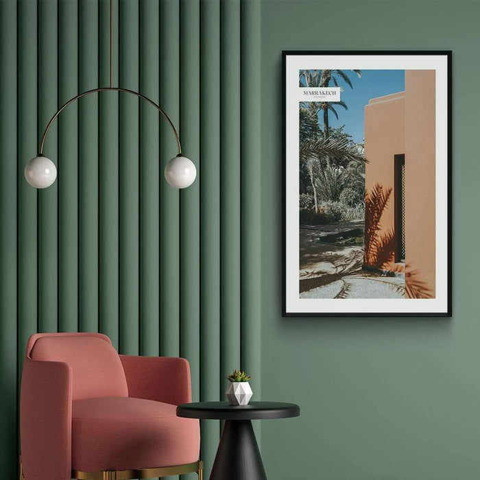 Walljar Palm Shadows